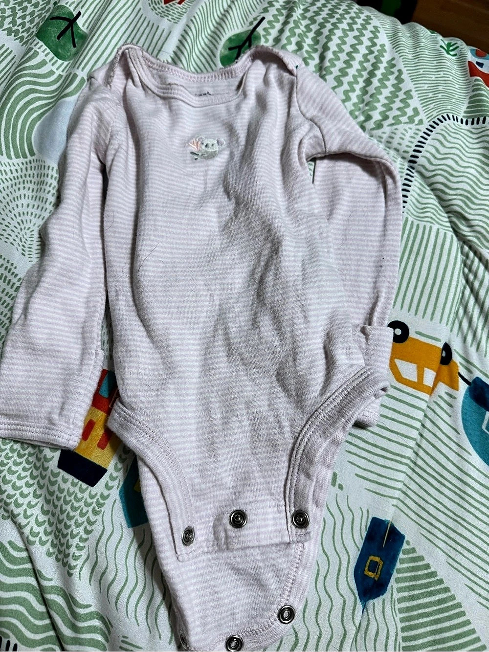 Carter's Baby Girl Long-Sleeve Koala Bodysuit Pink